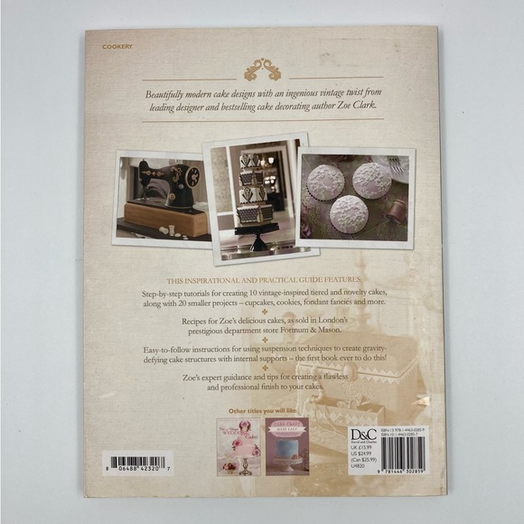 Chic & Unique Vintage Cakes by Zoe Clark / Wedding, Birthday, Shower / Recipes - Picture 2 of 9